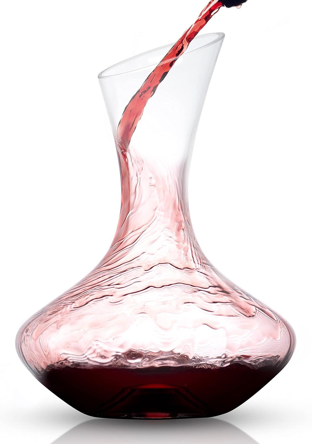 JoyJolt Lancia Glass Wine Decanter