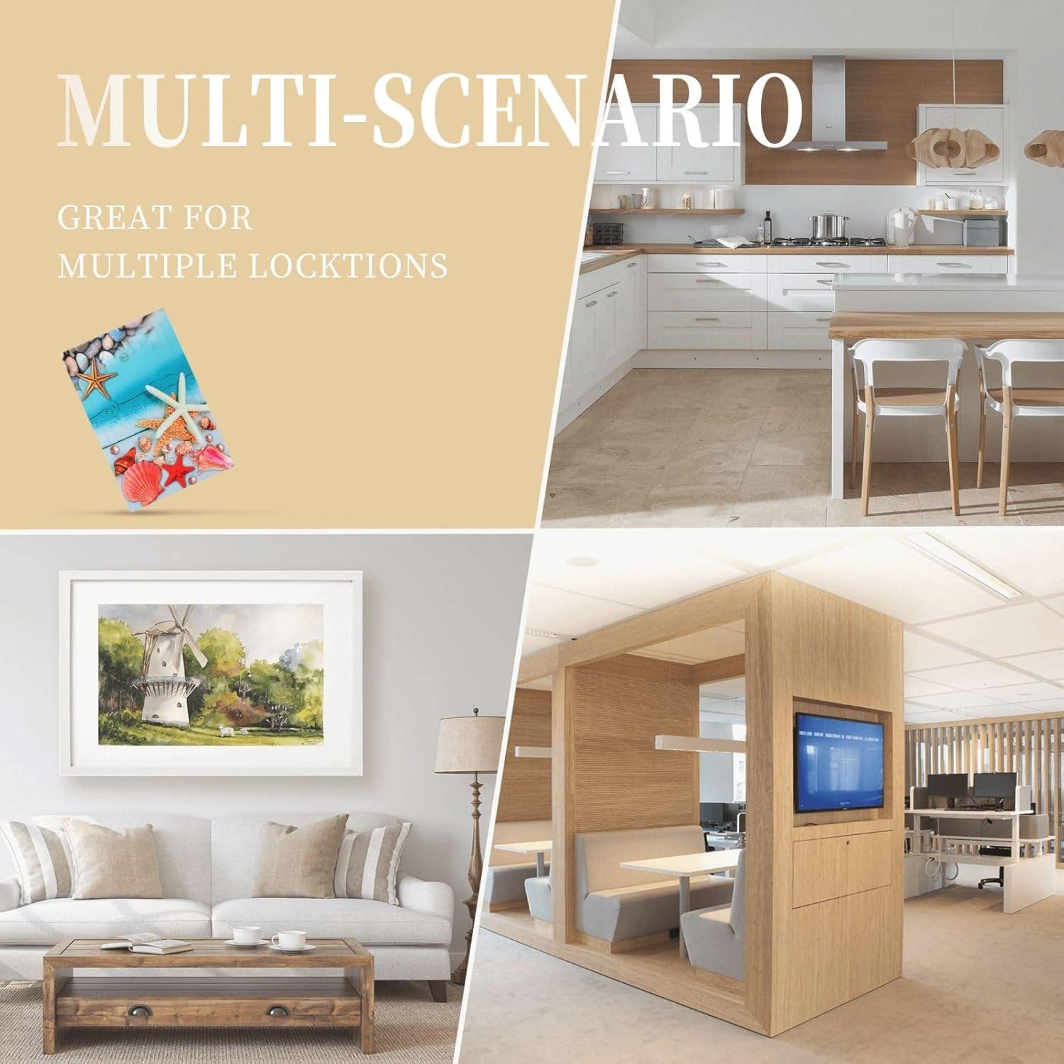 Sunyuer Sea Starfish Beach Decorative Wall Plate, 1 Gang Single Blank Outlet Cover Decorative Switch Plate for Kitchen Bathroom Bedroom, 4.5x2.76 Inch