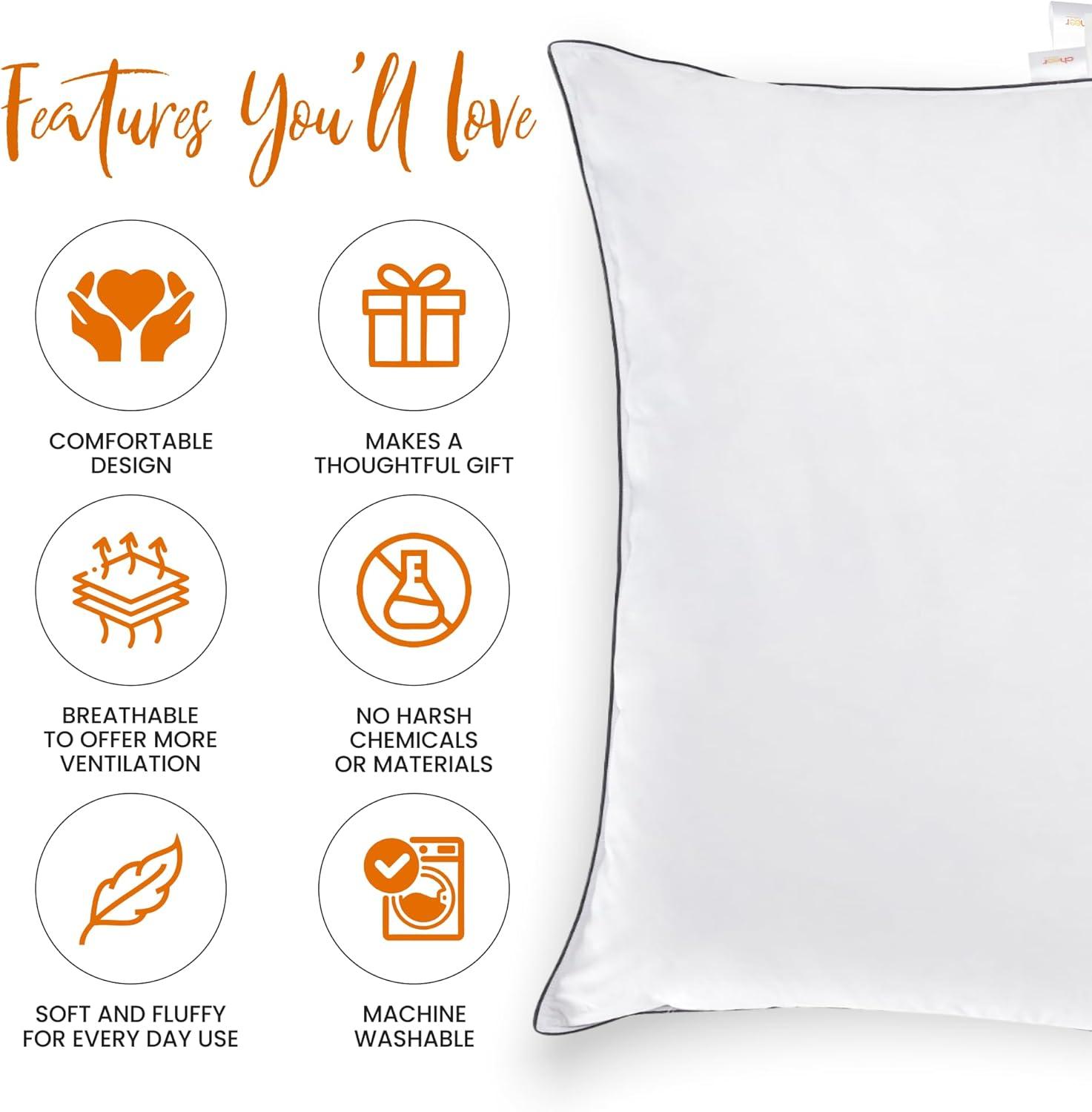 Cheer Collection Fiber Medium Pillow