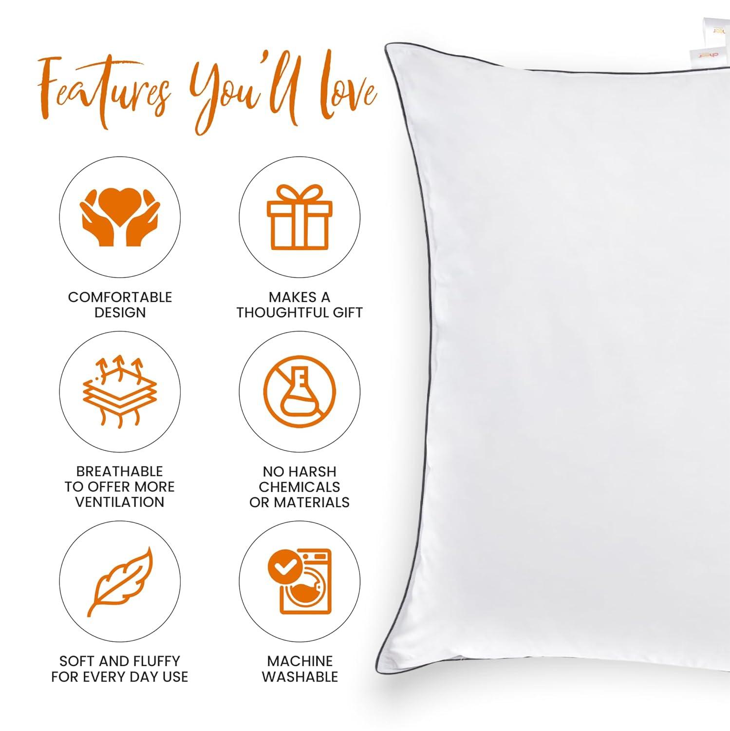 Cheer Collection Fiber Medium Pillow