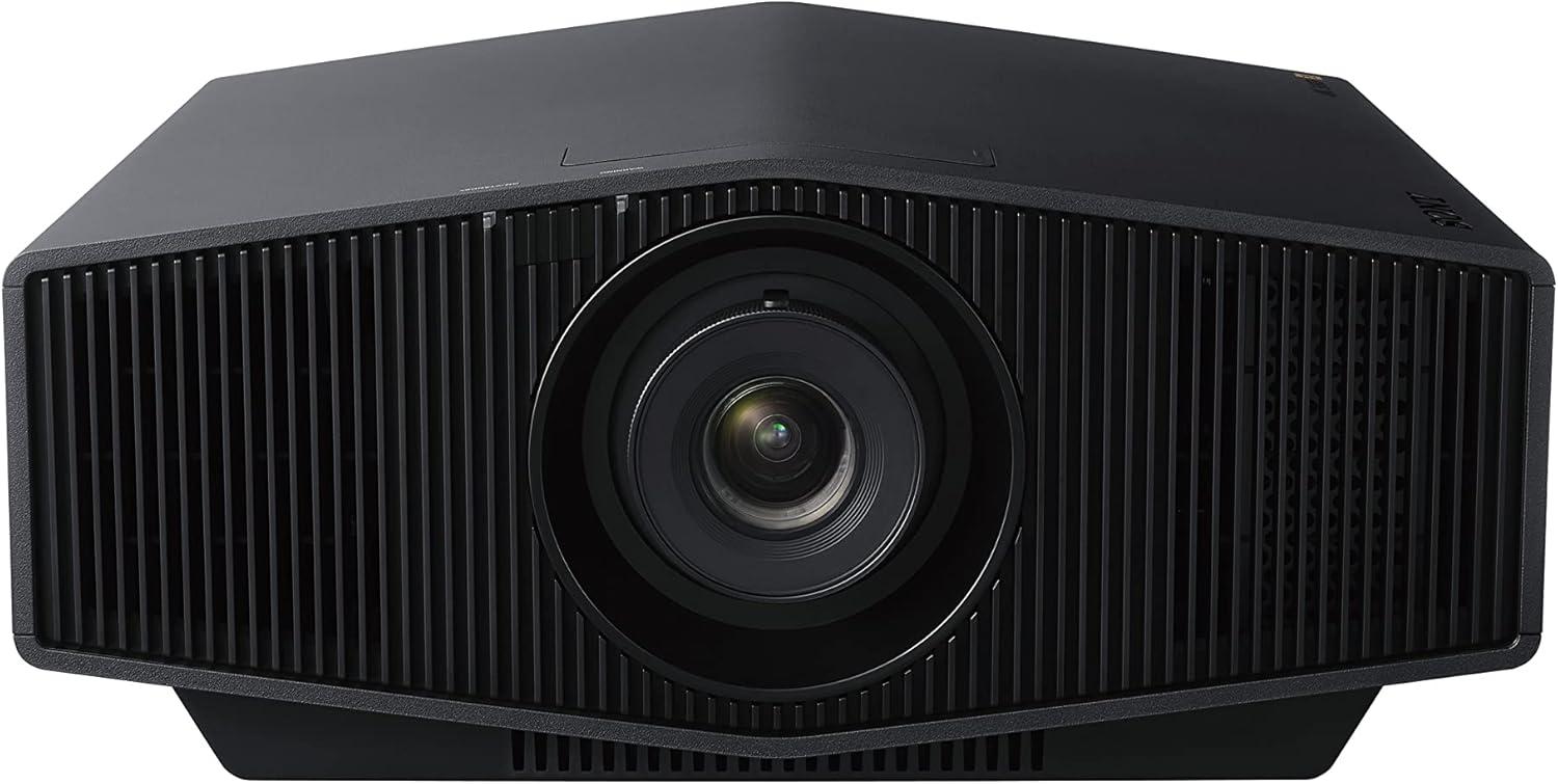 Black 4K HDR Laser Home Theater Projector with HDMI and USB