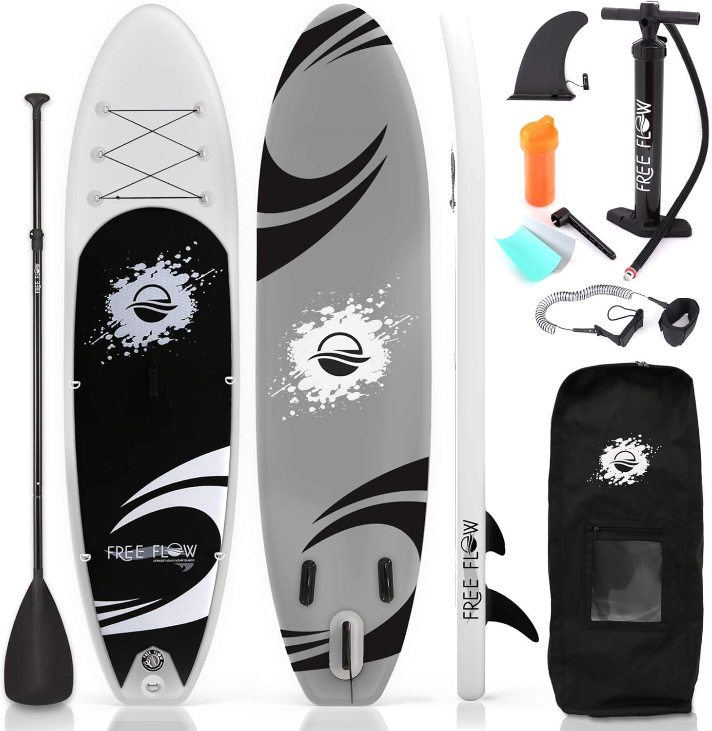 SereneLife Inflatable Stand Up Paddle Board