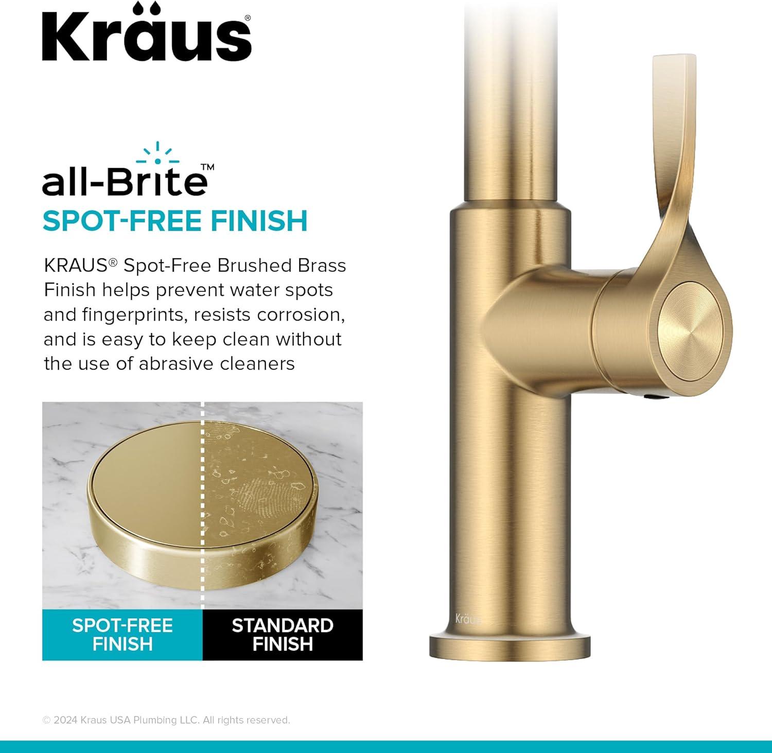 Kraus Torak 2-Function Single Handle Pull Down Kitchen Faucet