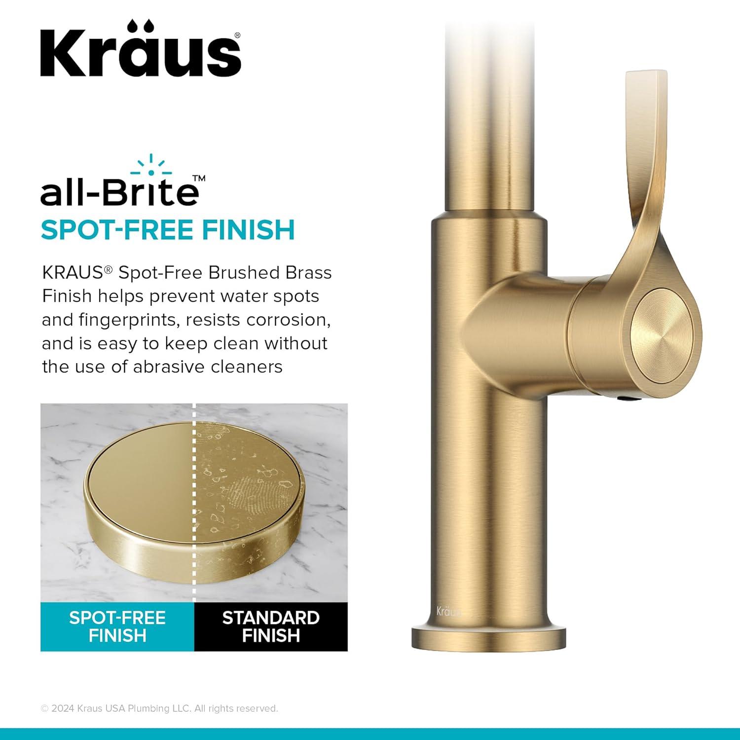 Kraus Torak 2-Function Single Handle Pull Down Kitchen Faucet