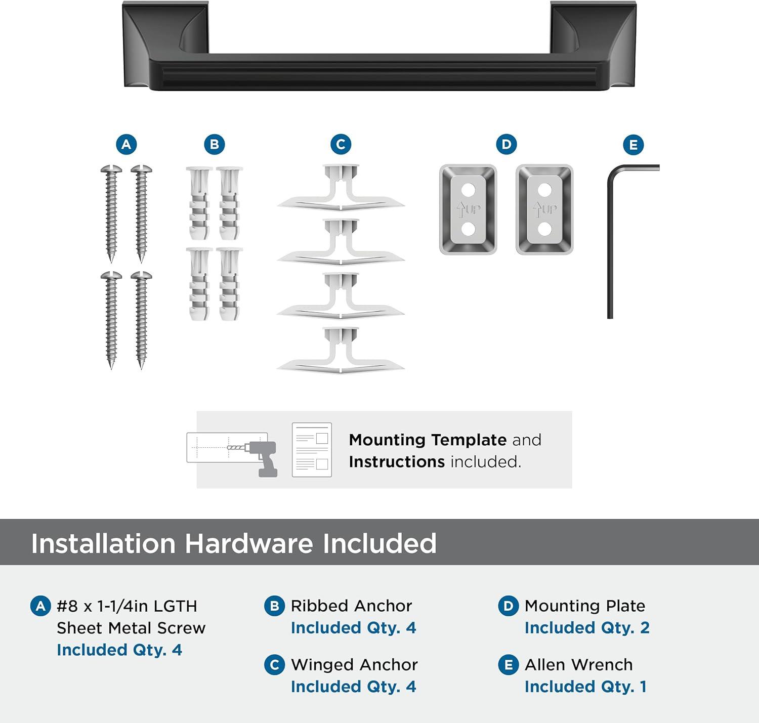 Amerock BH36025MB Mulholland Towel Bar