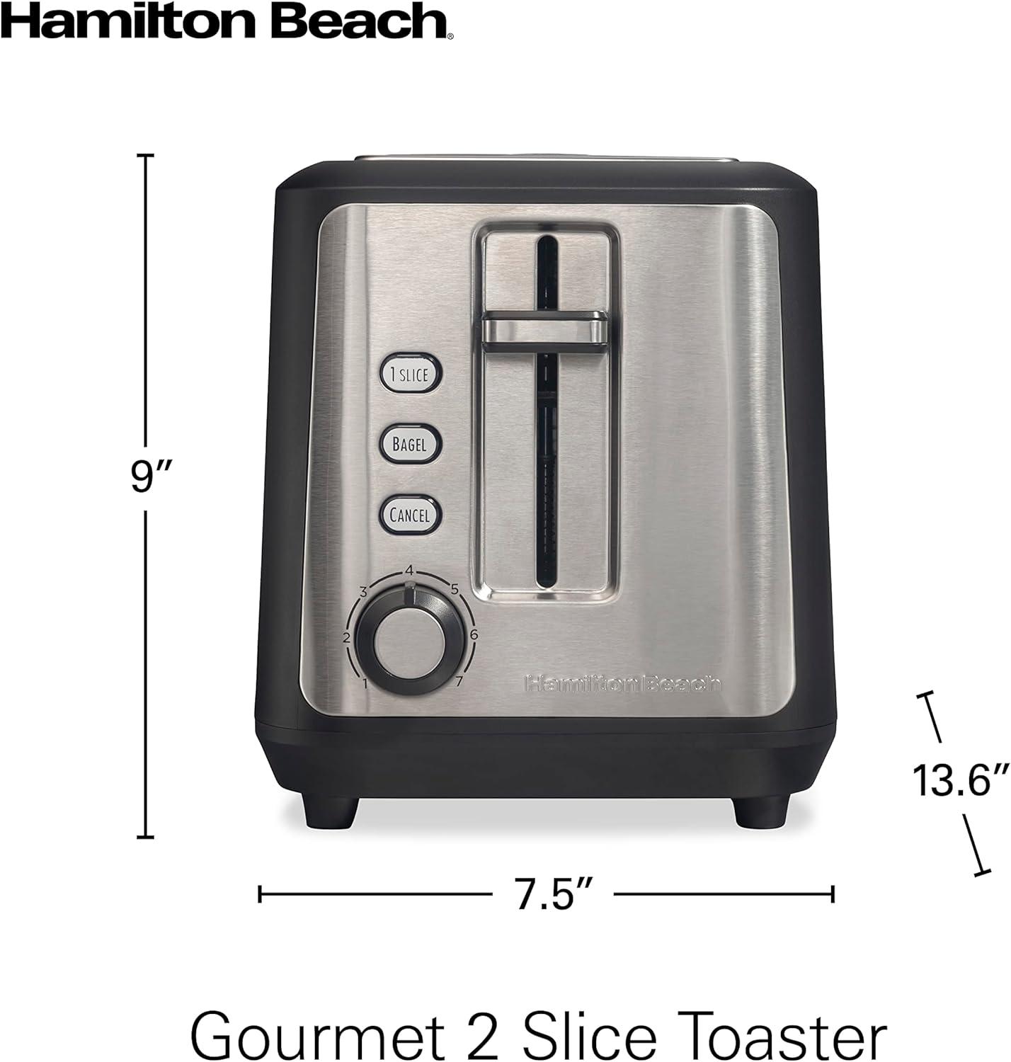 Hamilton Beach® Gourmet 2 Slice Toaster