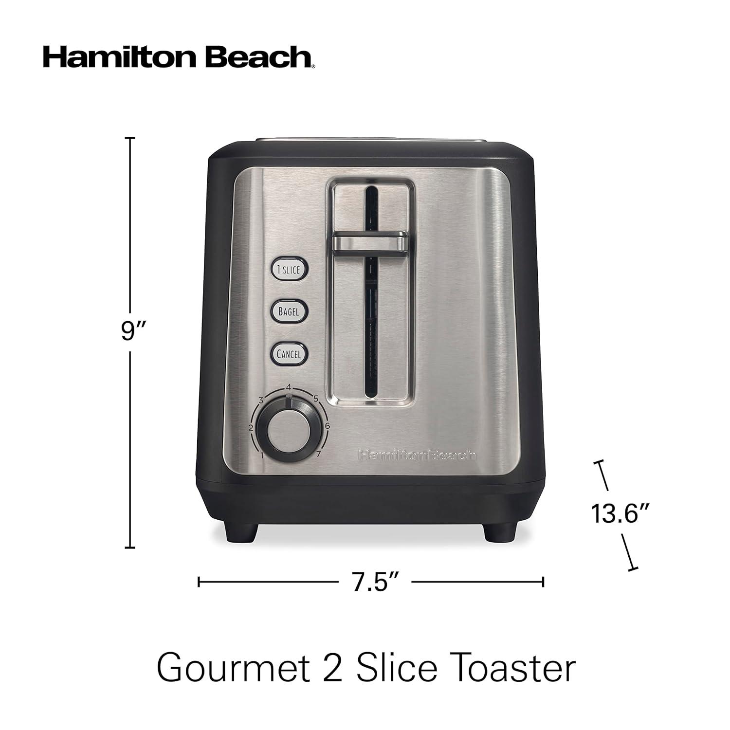 Hamilton Beach® Gourmet 2 Slice Toaster
