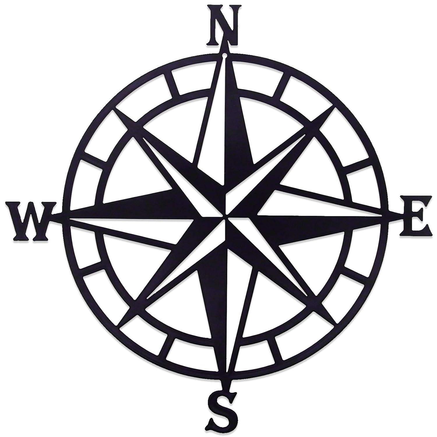 Apmemiss Clearance 11 Inches Metal Decorative Nautical Compass Wall Decor, Living Room Bedroom office Porch Garden Patio Signs Wall Hanging Art Beach theme Home Decoration