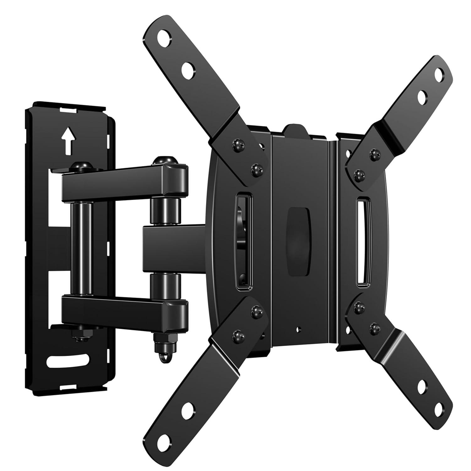 SANUS Full Motion TV Mount - Single Stud 19 to 40 inch TV Wall Mount Tilts, Extends & Swivels - Easy DIY Install Includes All Hardware & Post Install Leveling - Great for Corners