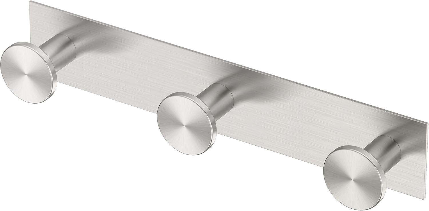 Glam Wall Mount Hook Rack for Bathroom, Kitchen, Bedroom | Towel, Robe, Coat, Hat Rack with 3 Hooks