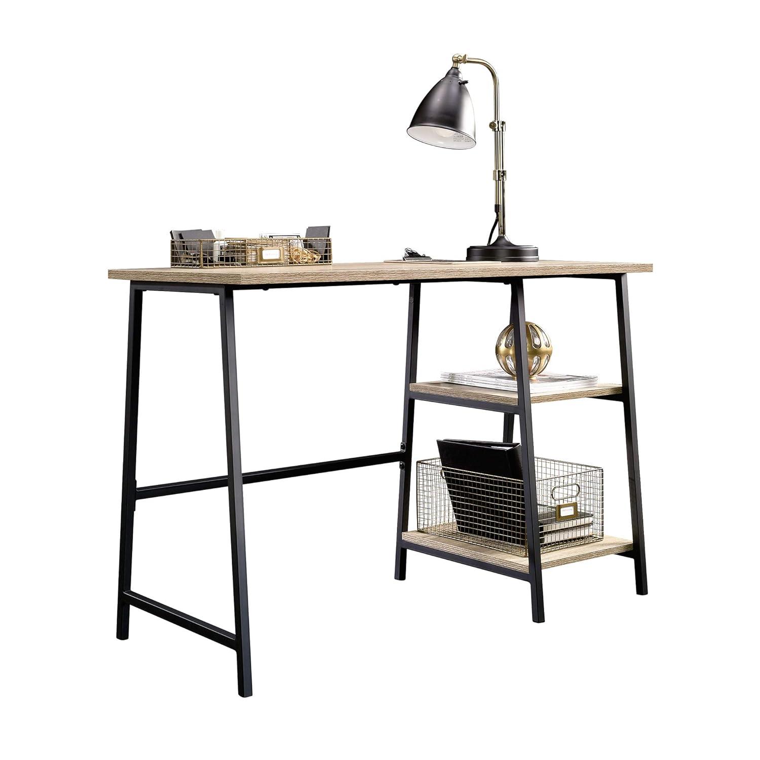 Sauder North Avenue Engineered Wood Desk in Sindoori Mango/Natural