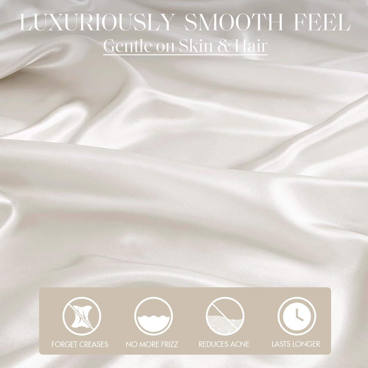 Madison Park Essentials Satin Luxury 2PC Pillowcases (Set of 2)
