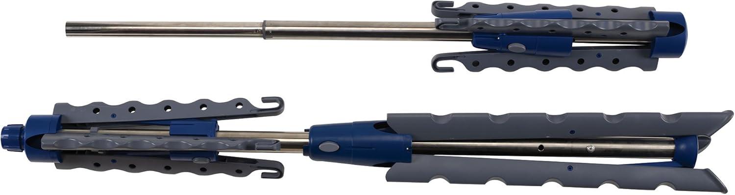 Household Essentials 2 Tier Tripod Clothes Drying Rack Air Dryer and Garment Rack Blue: Indoor Collapsible Clothing Rack