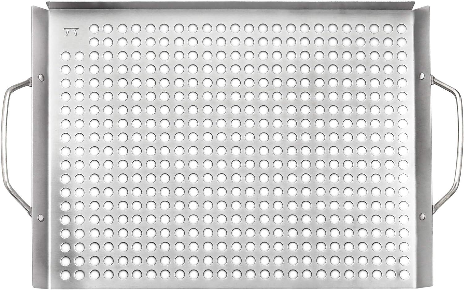 Outset Stainless Steel Grill Topper Grid, 11 x 17-inch