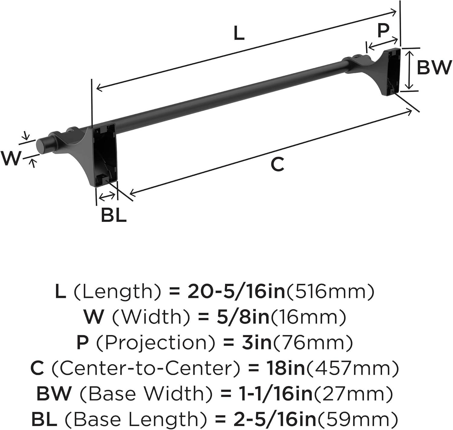 Davenport 20.31" Wall Mounted Towel Bar