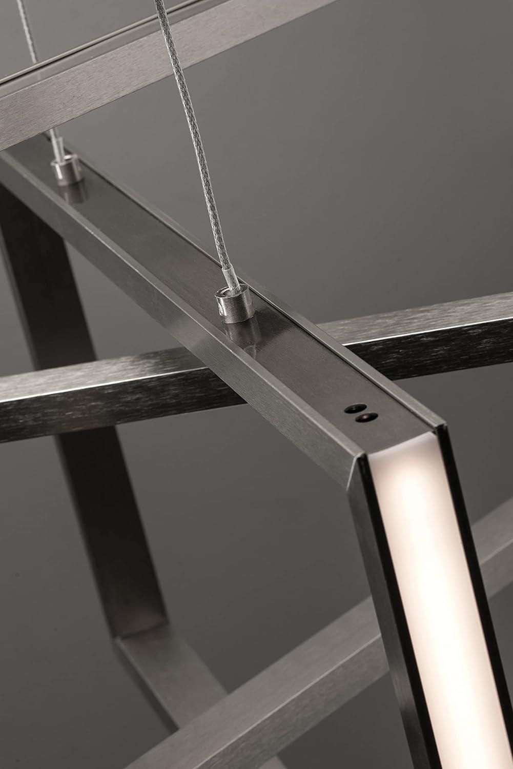 AFX - Cole - 2 Light Pendant-Satin Nickel Finish