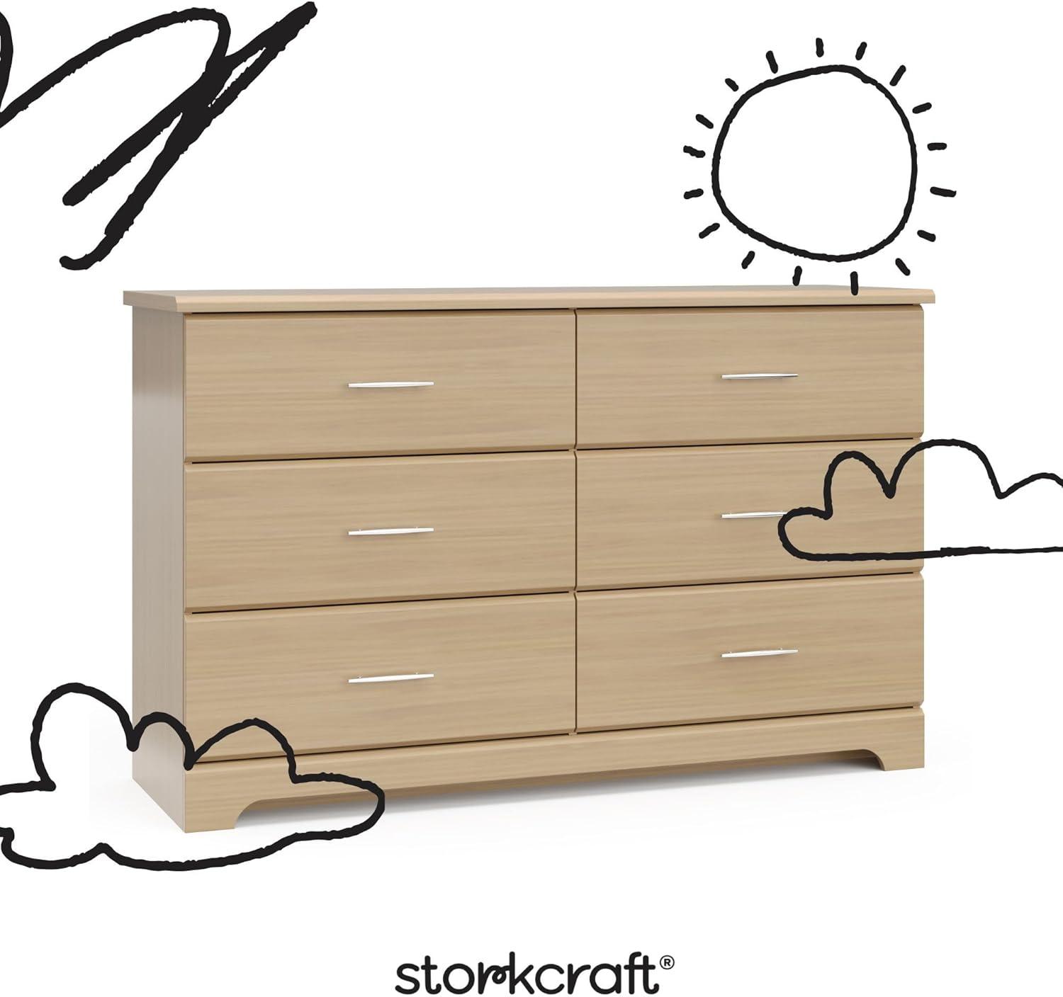 Brookside 6 Drawer Double Dresser