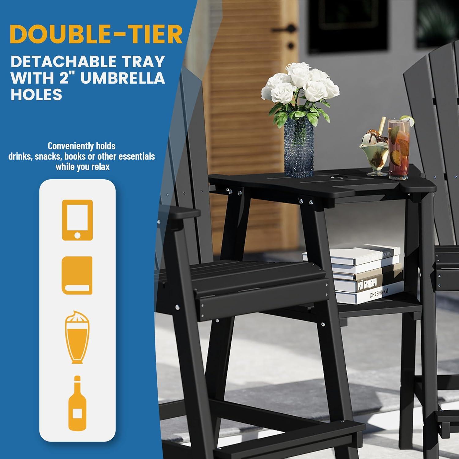 Rosecliff Heights Aryabella Plastic Adirondack Chair