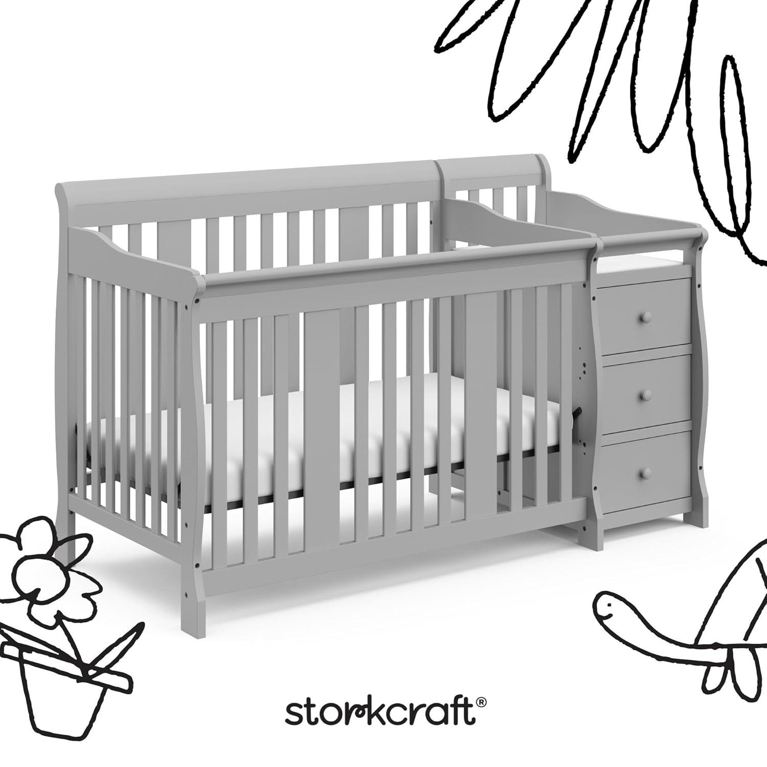 Portofino 5-in-1 Convertible Crib and Changer