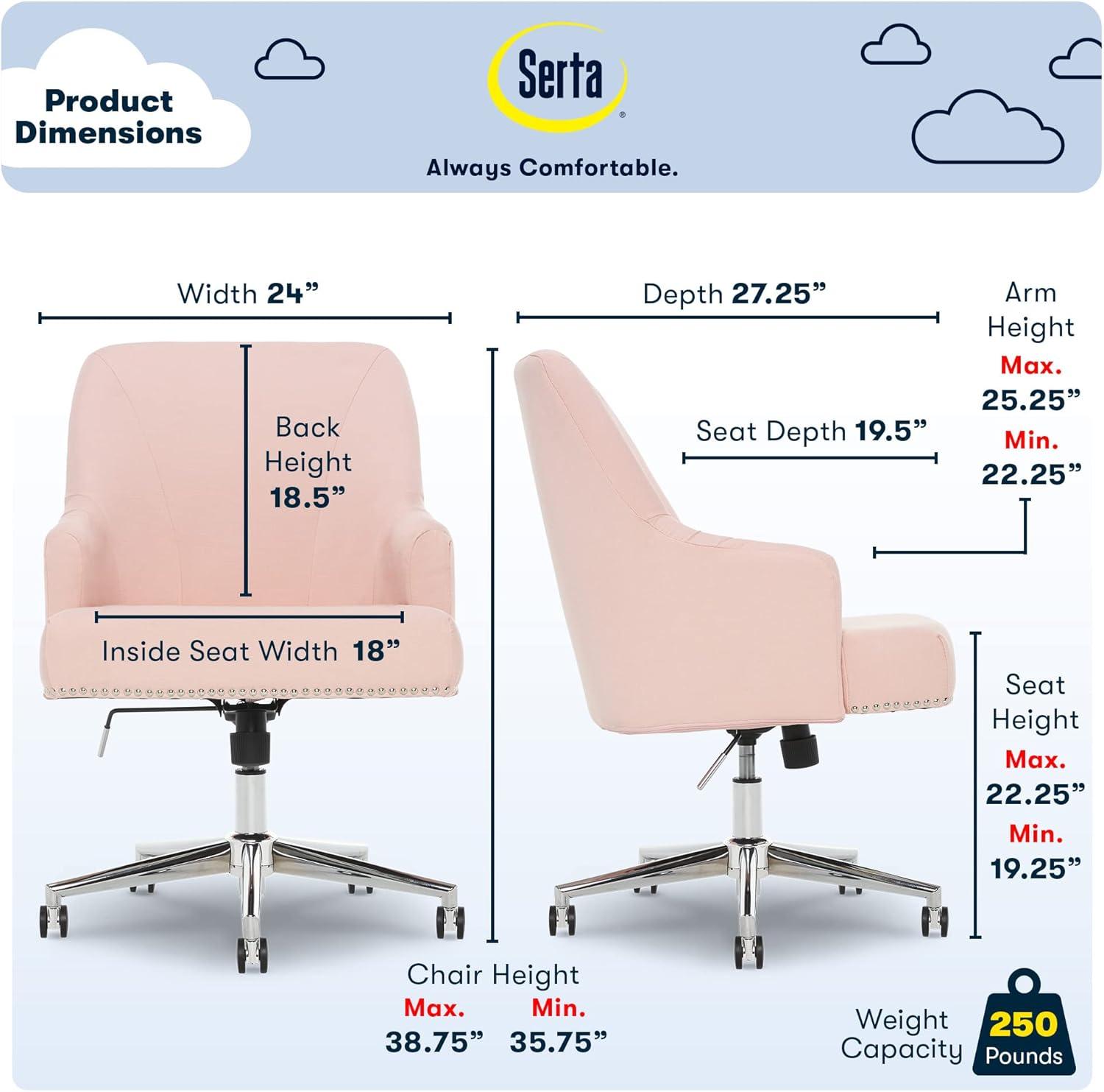 Style Leighton Home Office Chair - Serta