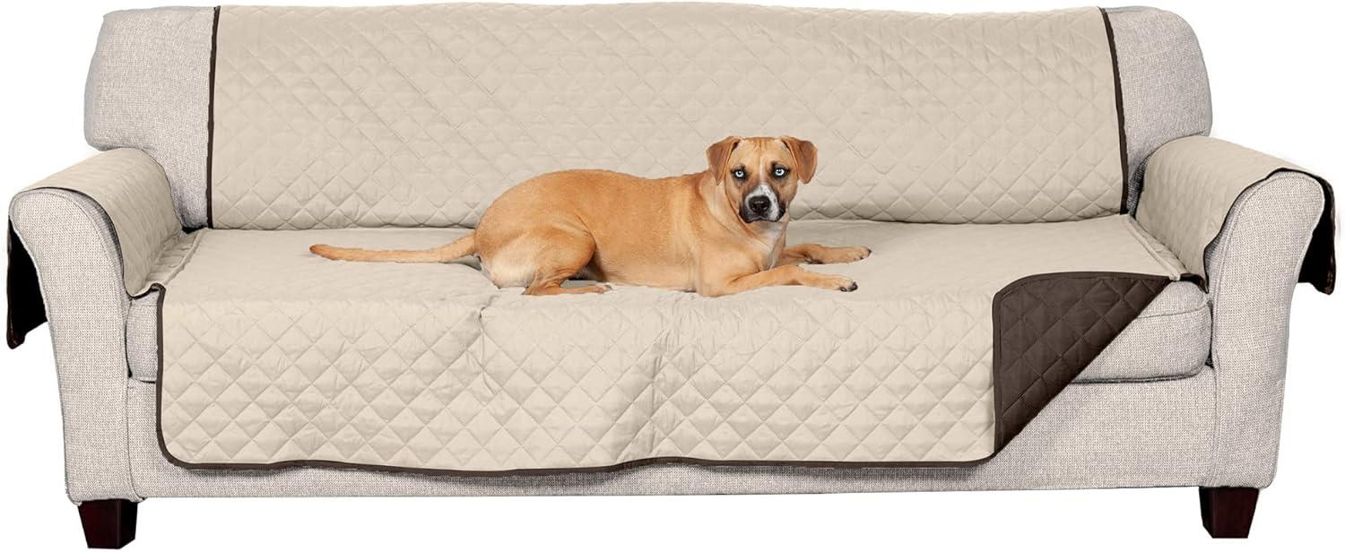 FurHaven Reversible Water-Resistant Small Sofa Loveseat Cover Furniture Protector