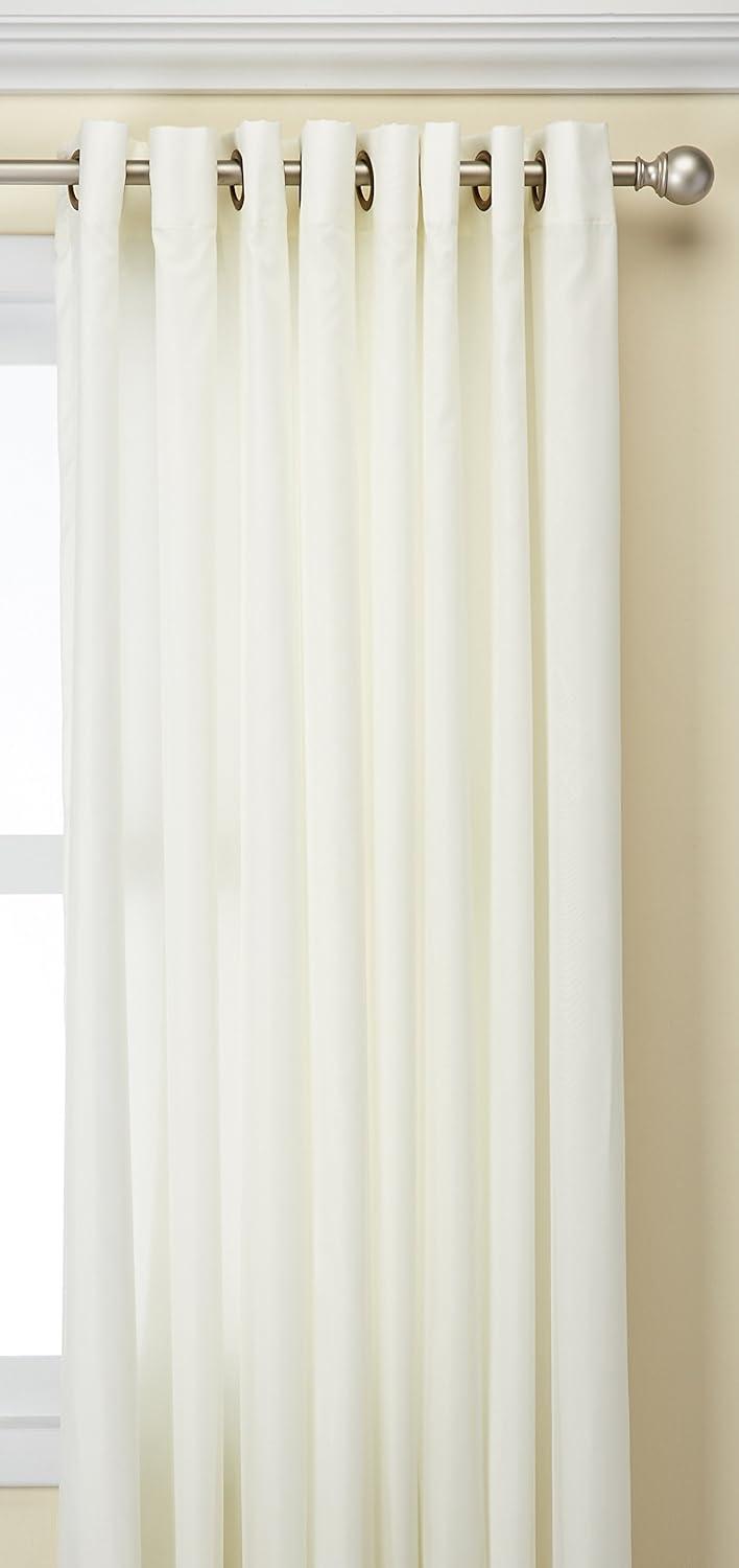 Thermalogic Galion Solid Color Semi-Sheer Thermal Grommet Single Curtain Panel
