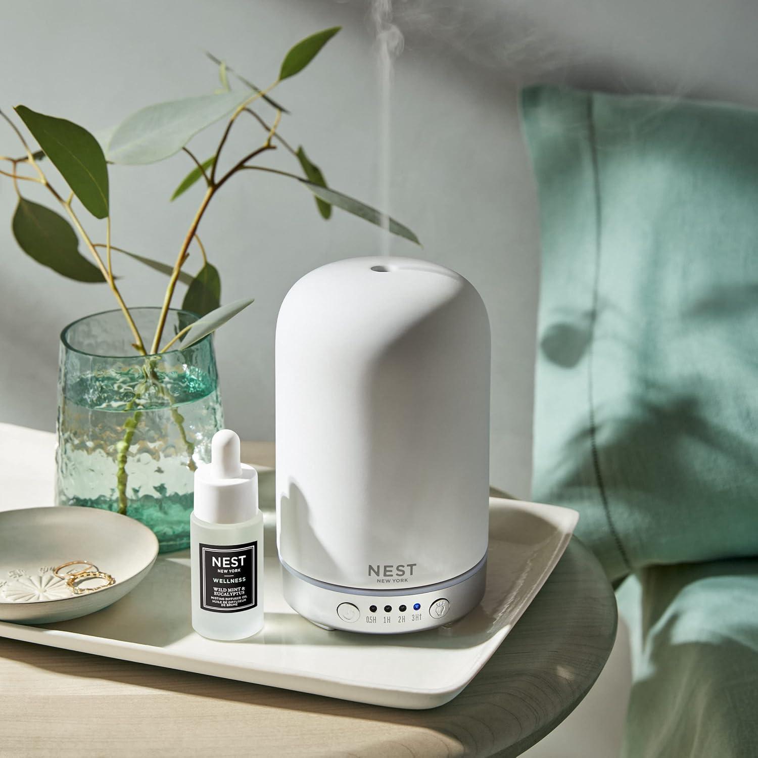 Serenity Green Aromatic Electric Diffuser with Peppermint & Eucalyptus