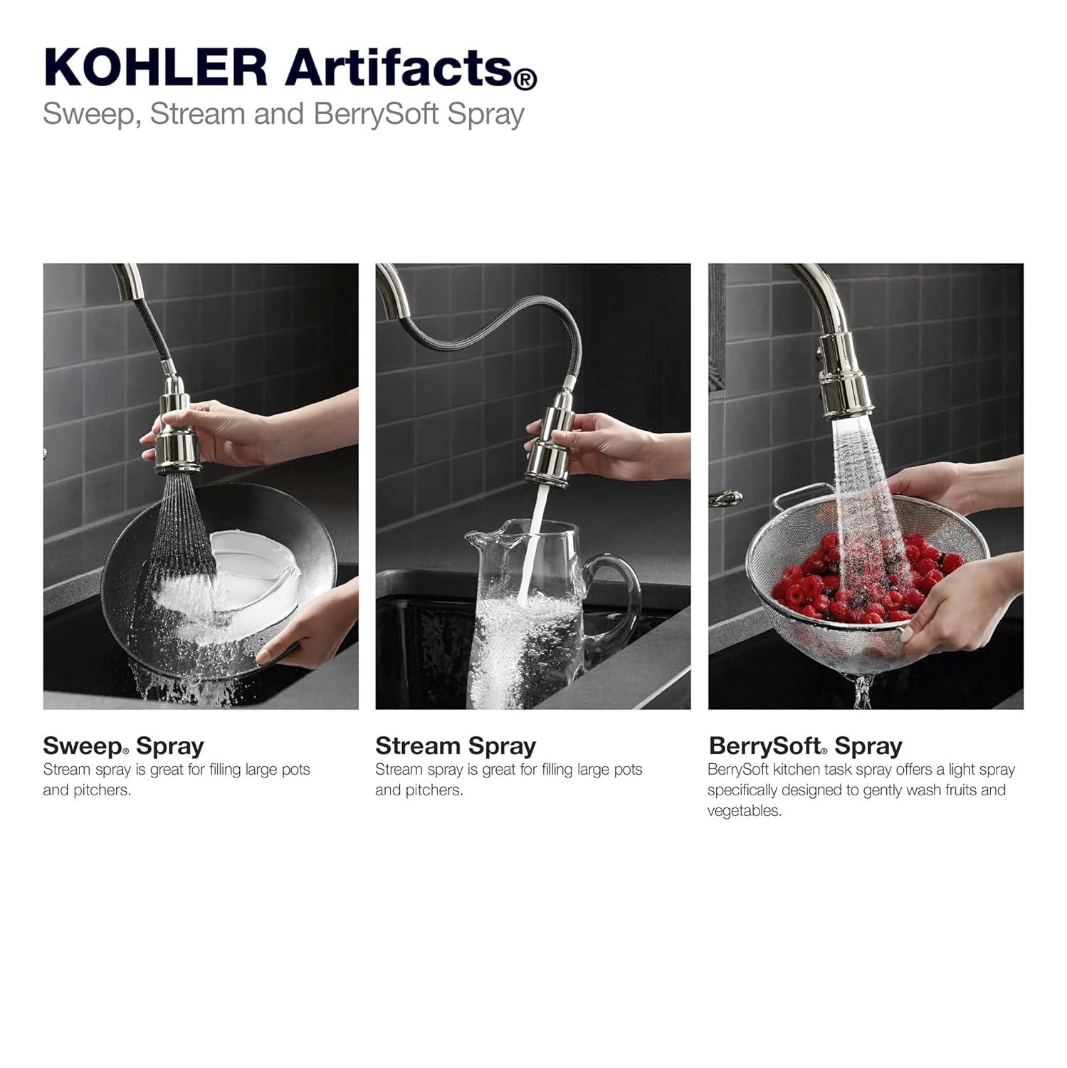 Artifacts® Pull Down Single Handle Kitchen Faucet