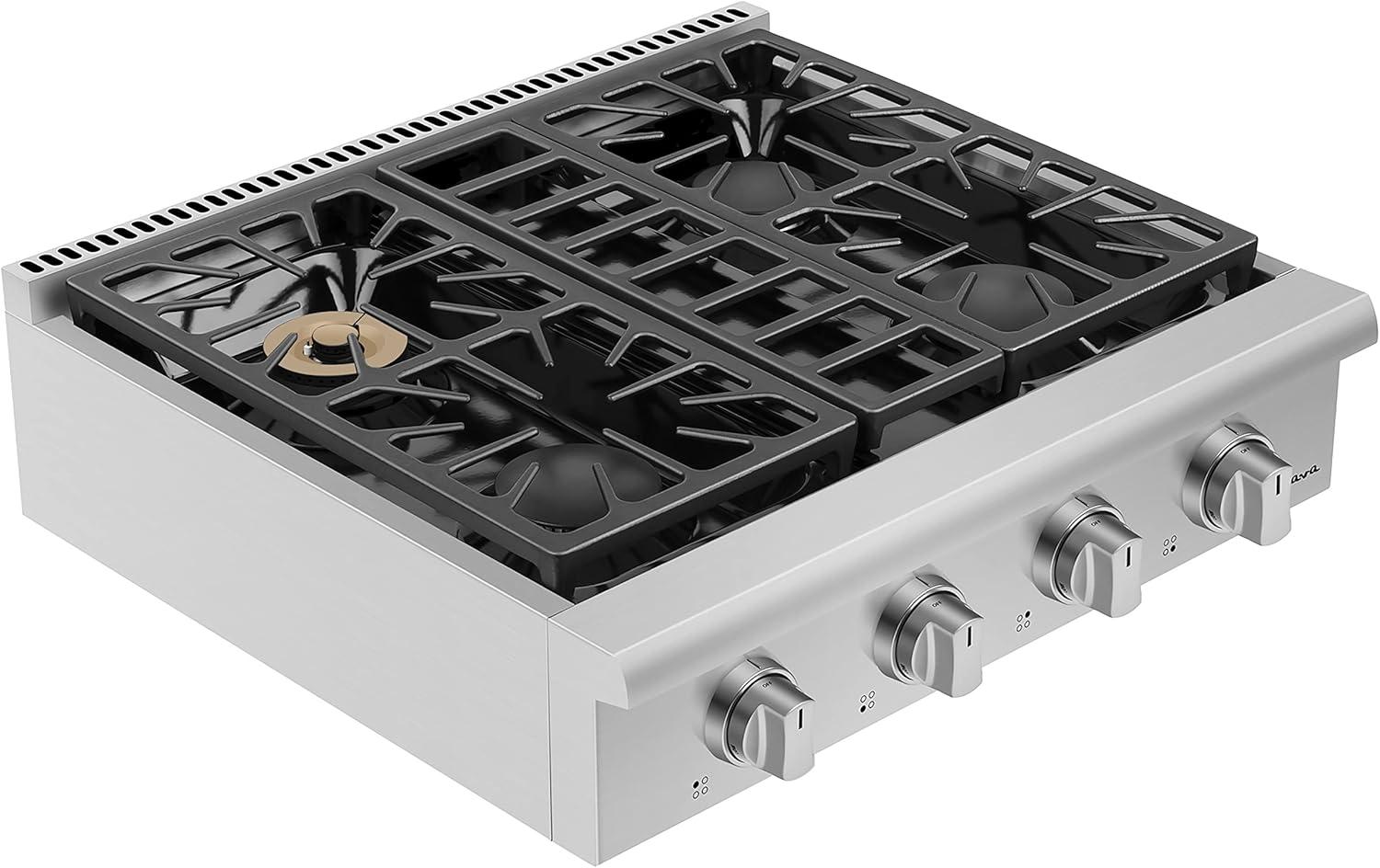 Empava 30" Stainless Steel 4 Burner Cooktop