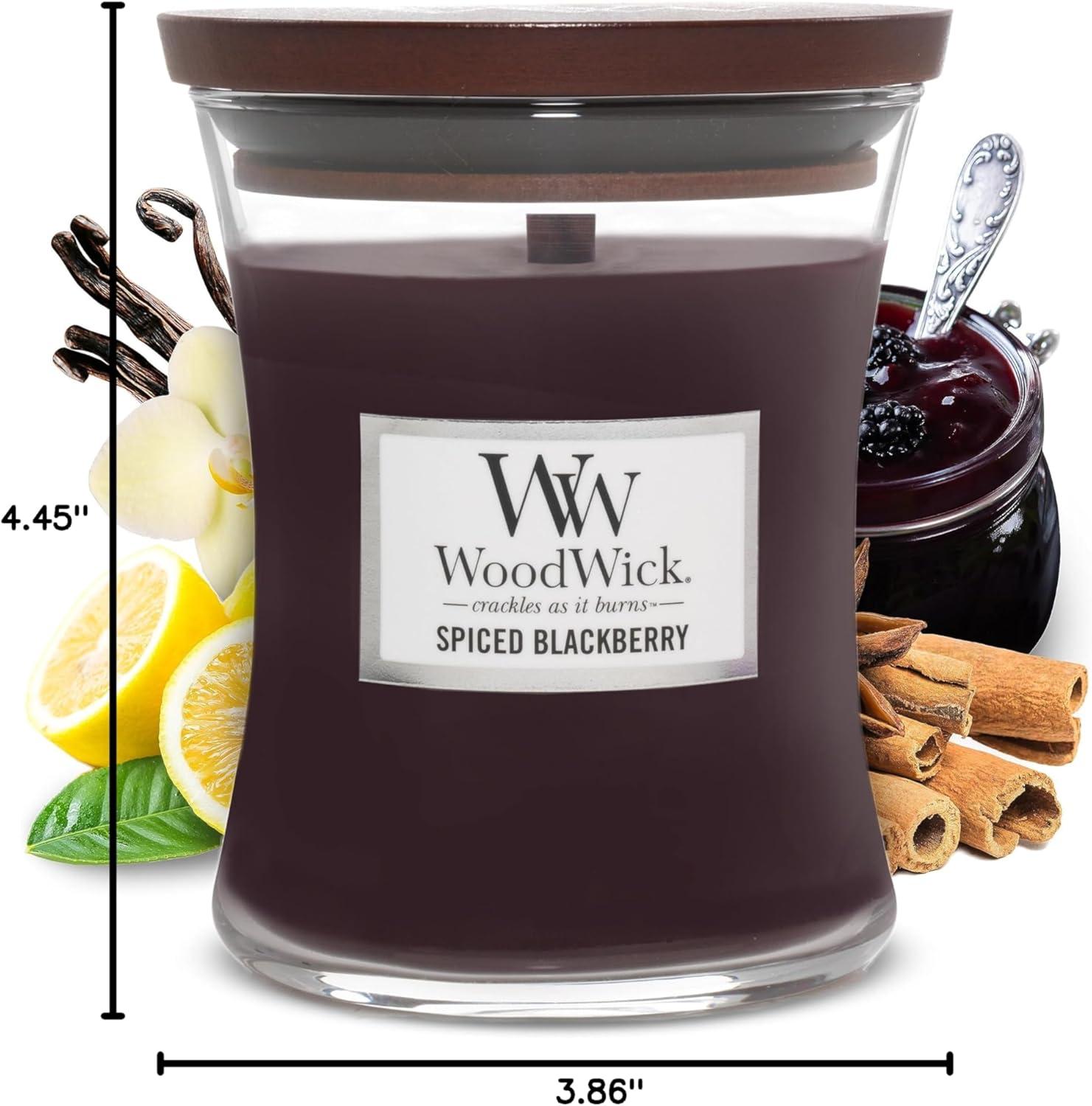 WoodWick - Spiced Blackberry Medium Hourglass Candle (275g)