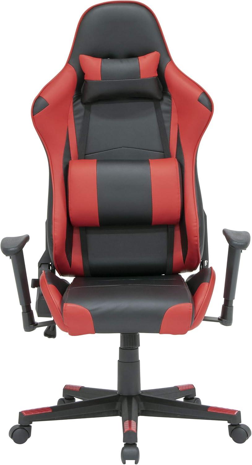 High Back Ergonomic Gamer/Office Chair Red/Black - SD Gaming