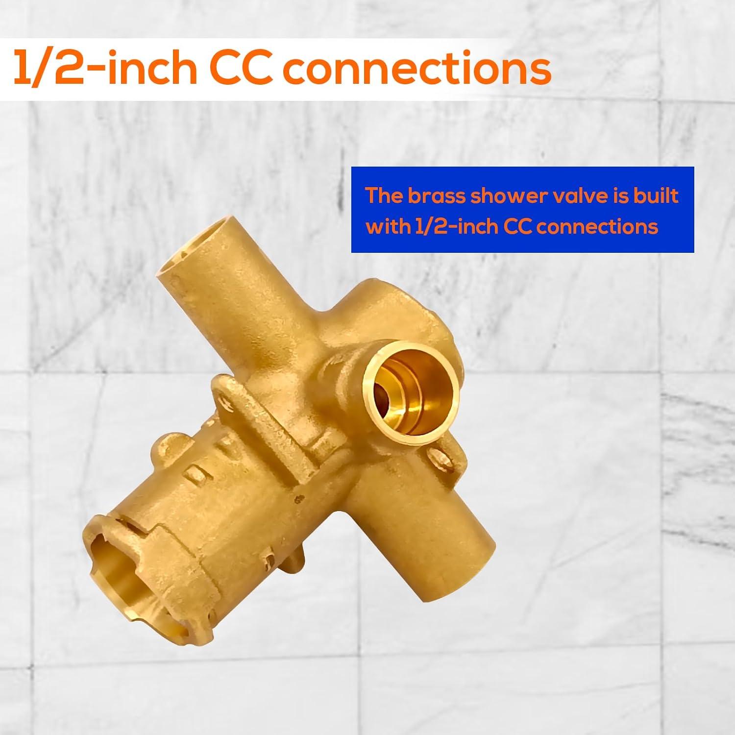 Moen 2520 Posi-Temp(R) 1/2" CC connection includes pressure balancing