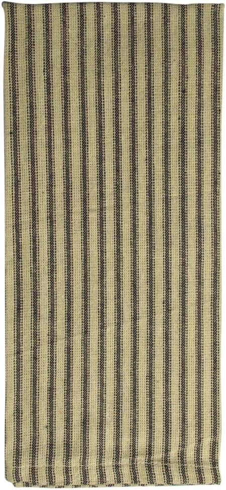 Fillurbasket Farmhouse Kitchen Towels, Black and Striped Buffalo Checked Plaid, 3 Count
