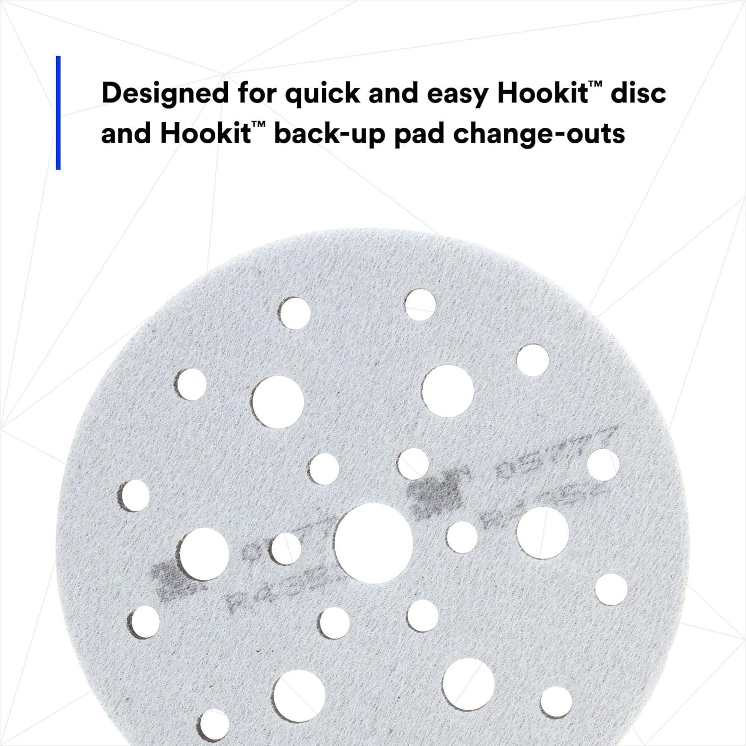 3M SOFT INTERFACE PADS 6" X 1/2" X 1 HOOKIT