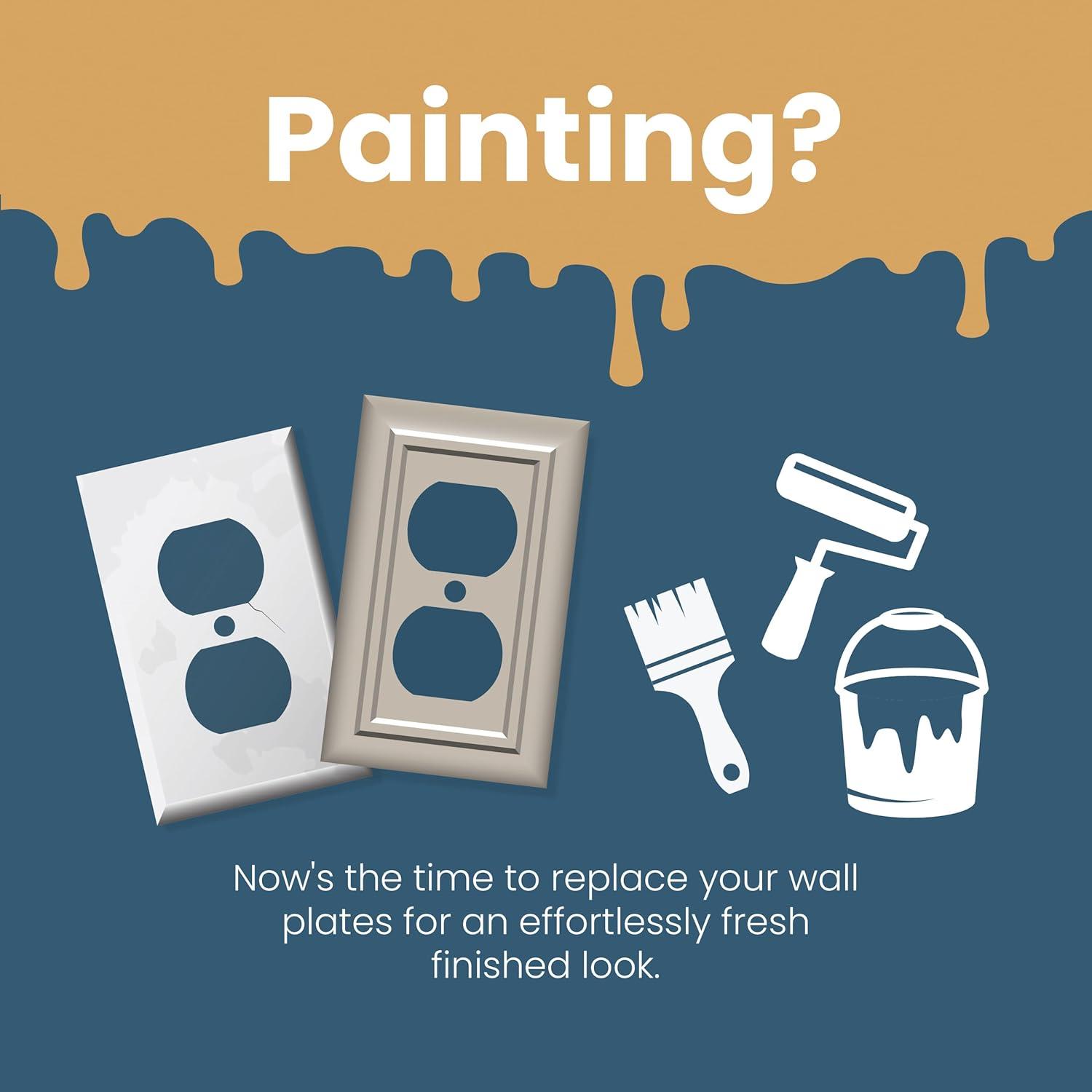 Classic Architecture 1-Gang Duplex Outlet Wall Plate