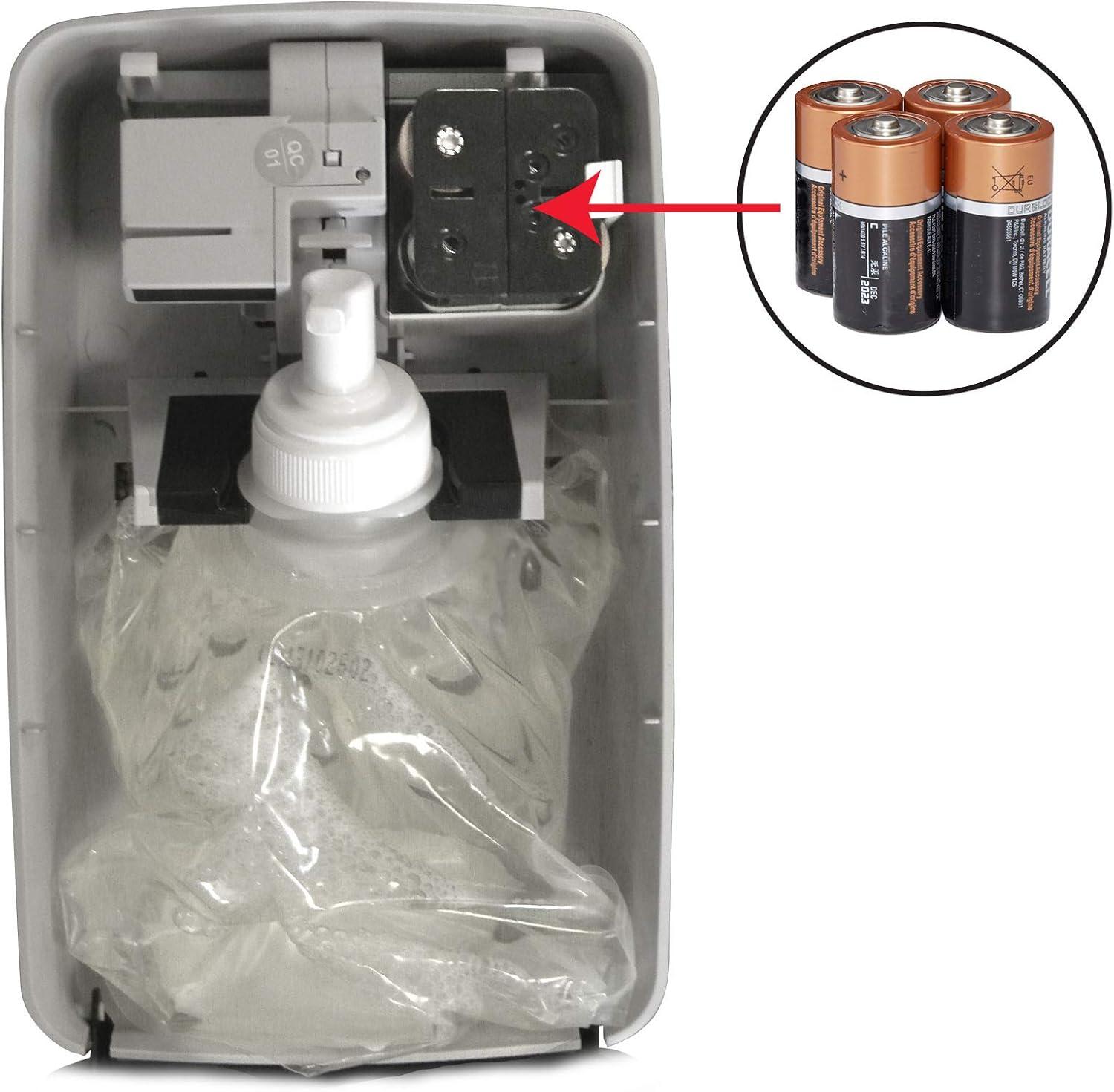 Black Automatic Wall Mount Soap Dispenser with Trim