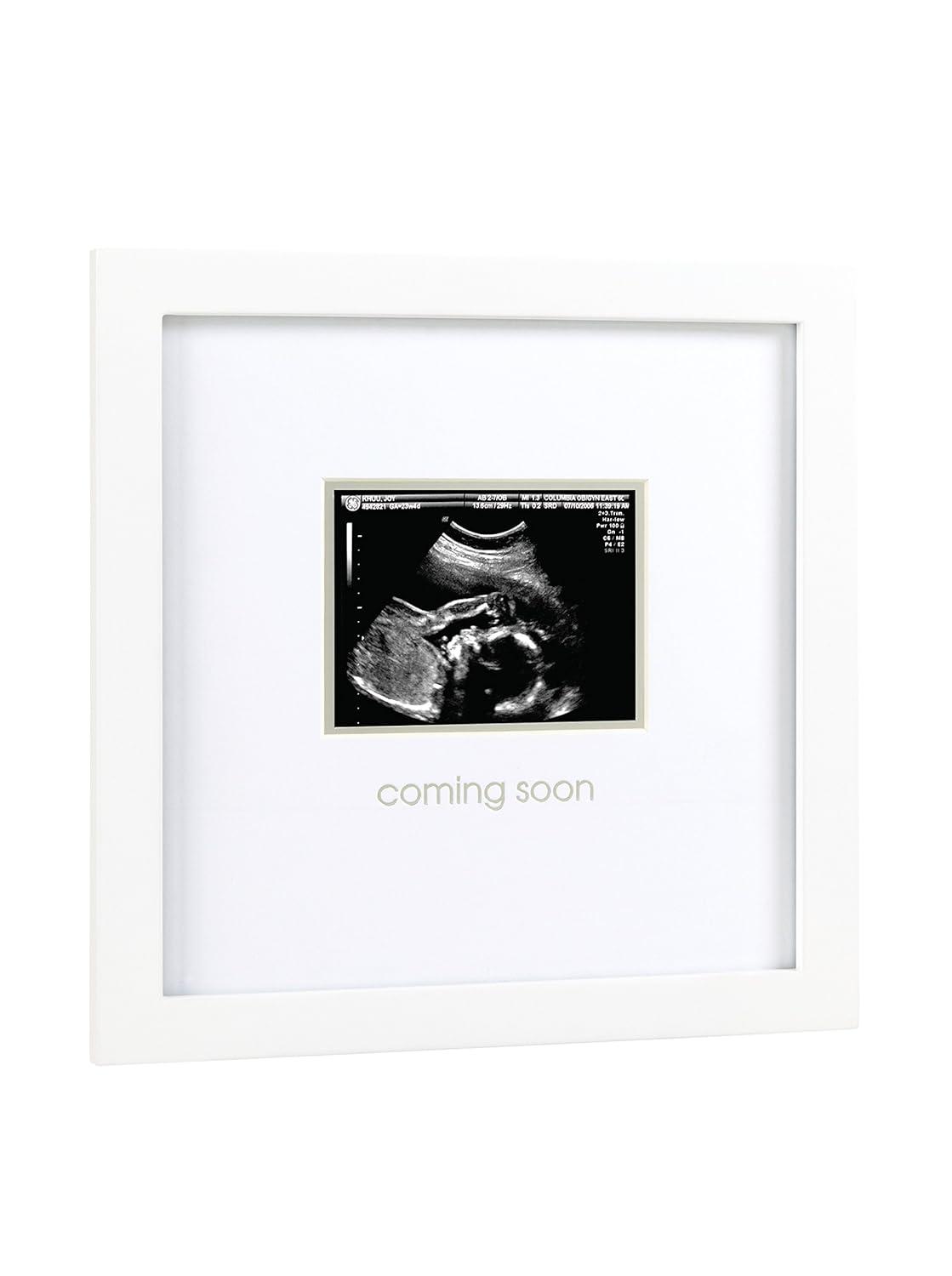 Pearhead "Coming Soon" Sonogram Frame, White