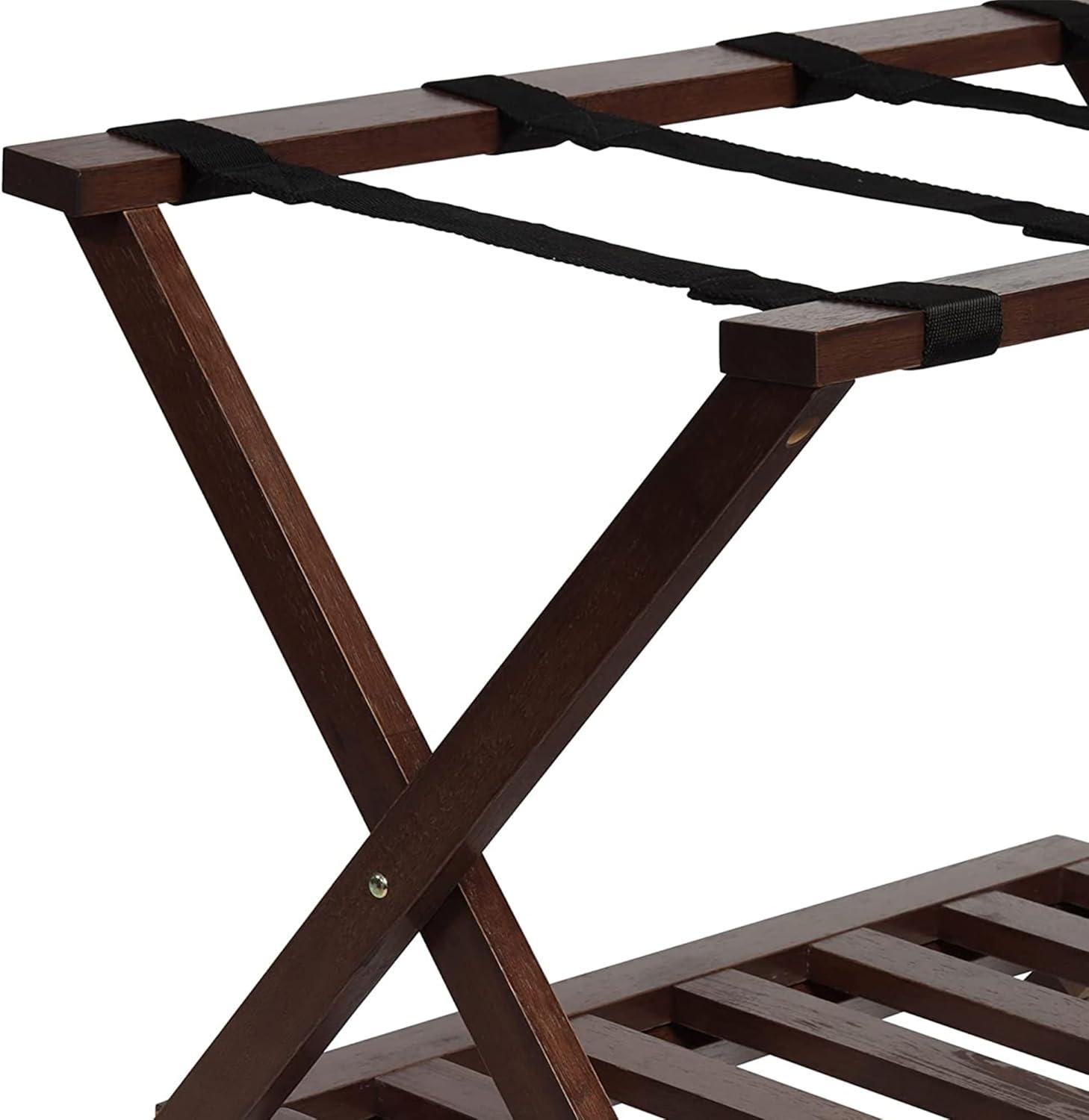 Folding Wood Luggage Rack