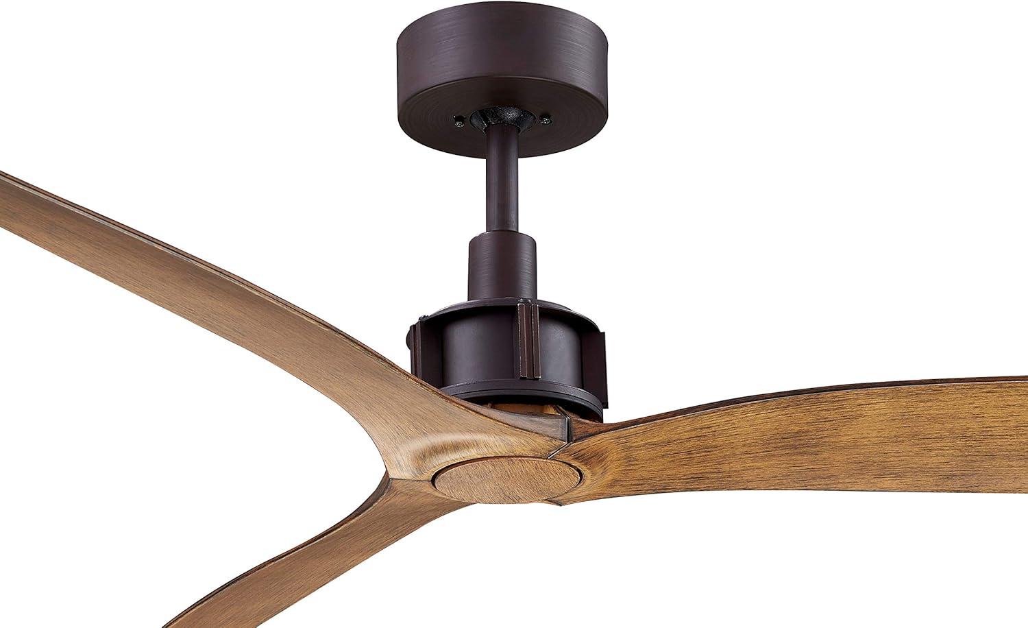 52" Zelda 3 - Blade Standard Ceiling Fan with Remote Control