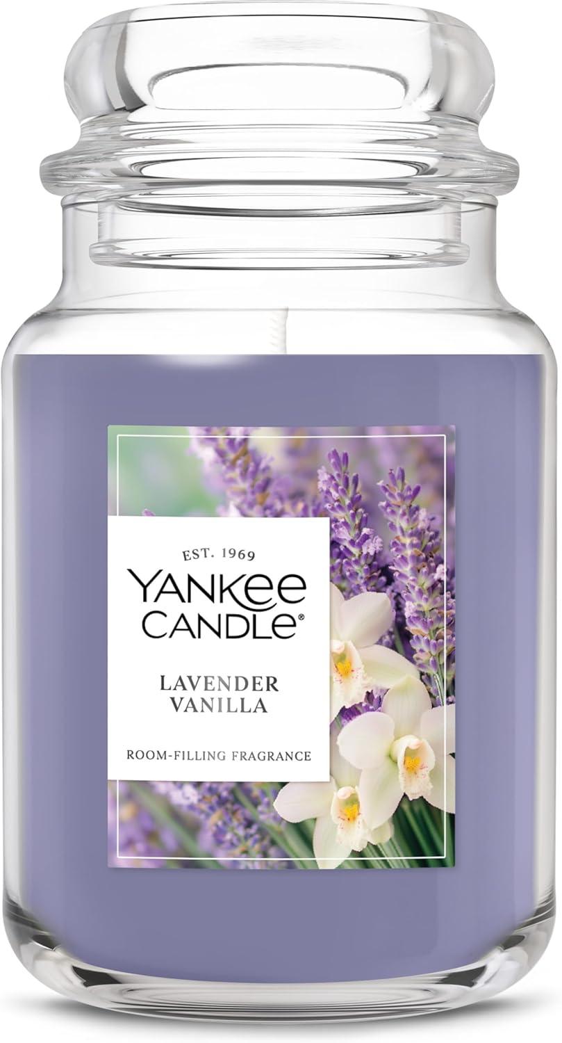 Yankee Candle Original Large Jar, Lavender Vanilla, 22 oz
