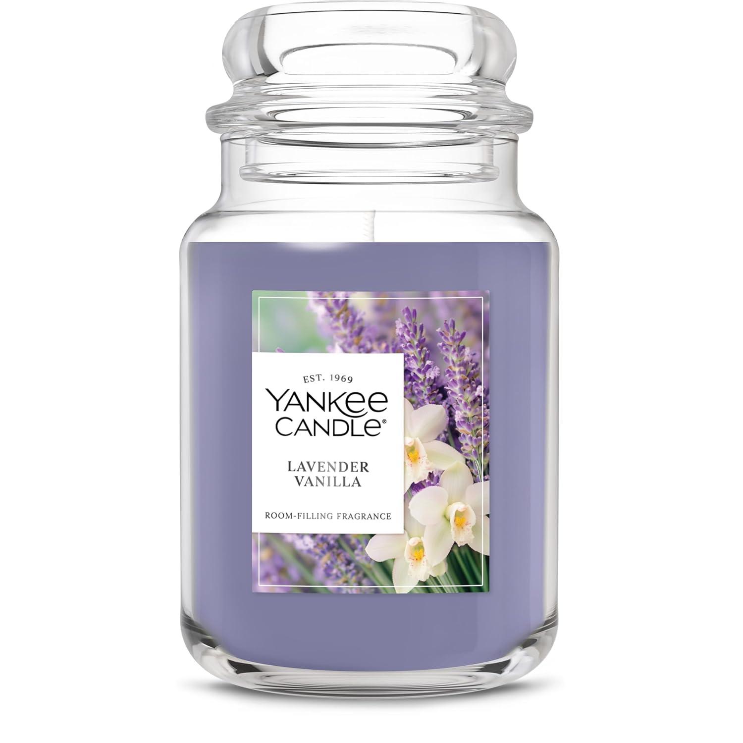 Yankee Candle Original Large Jar, Lavender Vanilla, 22 oz