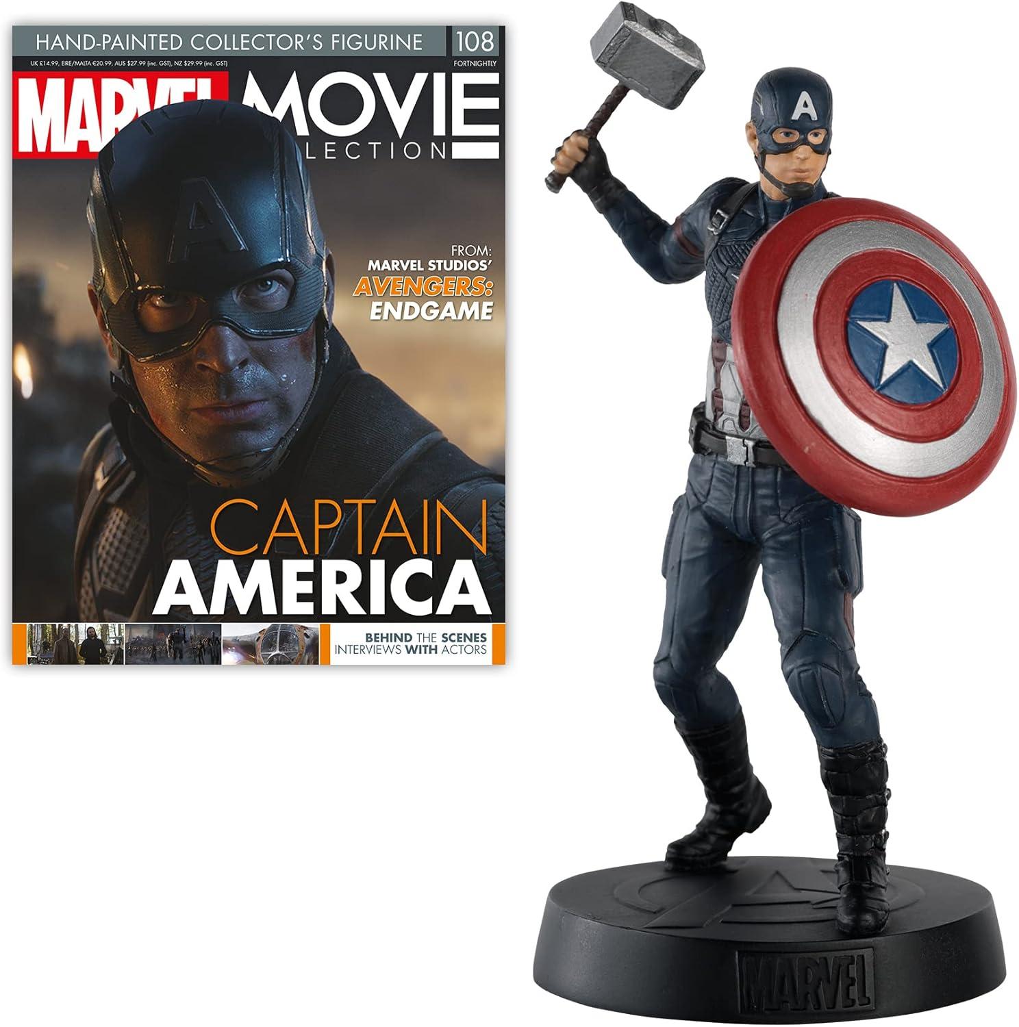 Eaglemoss Collections Marvel Movie Collection 1:16 Figurine | Endgame Captain America