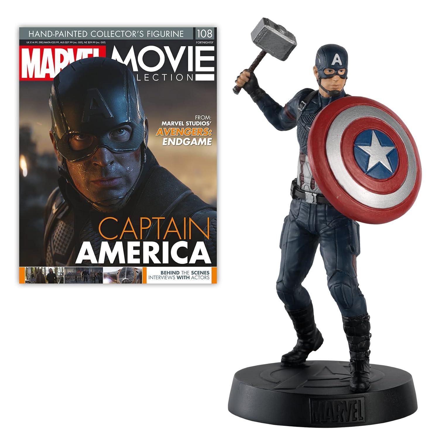 Eaglemoss Collections Marvel Movie Collection 1:16 Figurine | Endgame Captain America