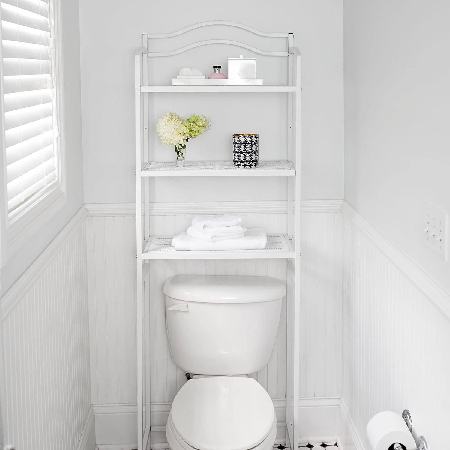 3-Tier Metal Over the Toilet Bathroom Storage Shelf