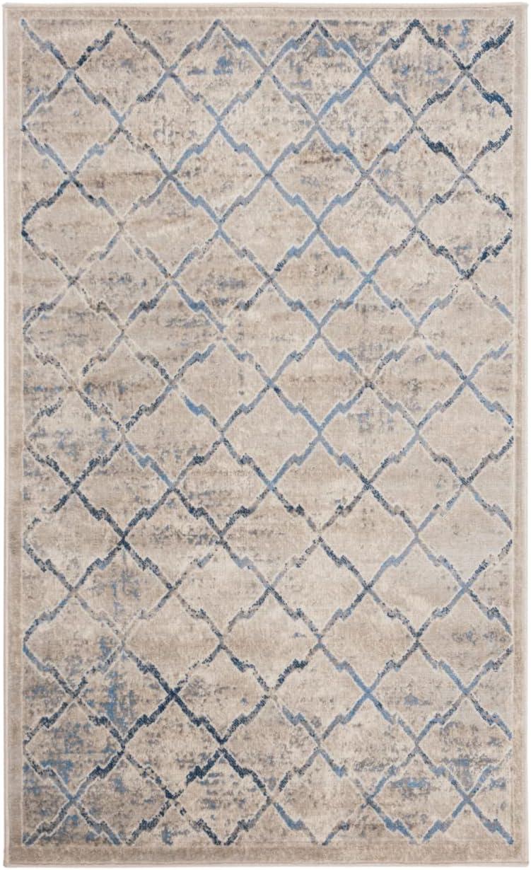 Brentwood BNT809 Power Loomed Accent Rug - Light Grey/Blue - 2'x4' - Safavieh.