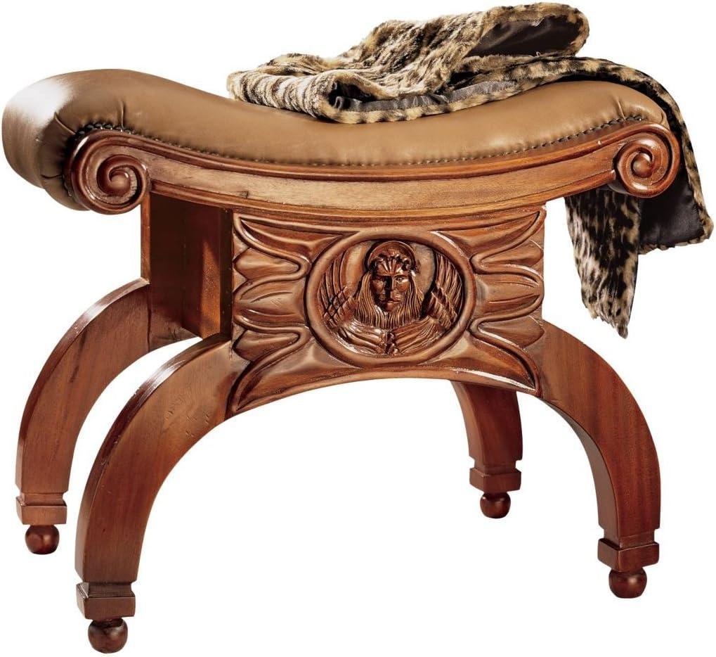 Design Toscano Venetian 19'' Tall Solid Wood Vanity Stool