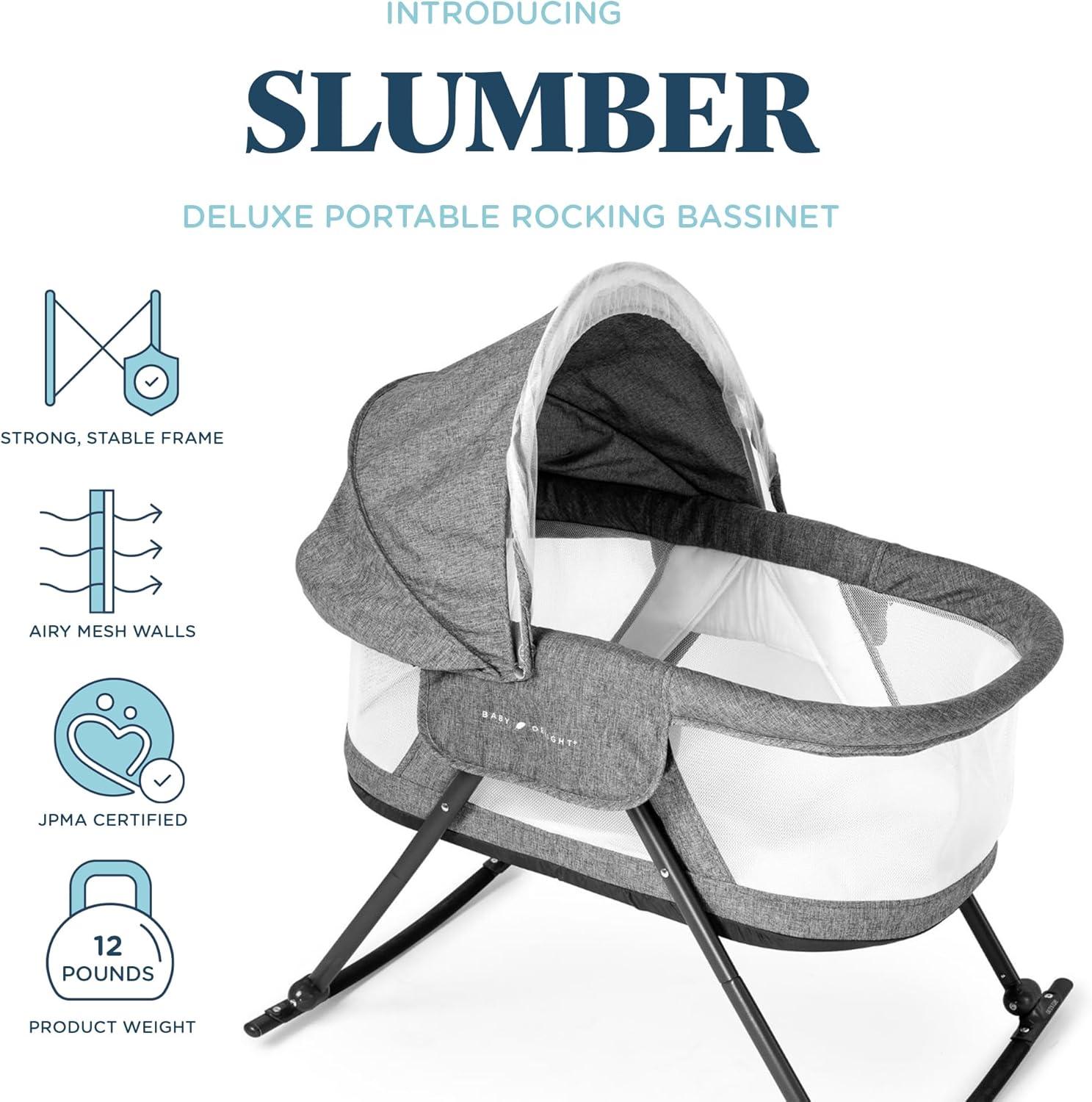 Baby Delight Slumber Deluxe Portable Rocking Bassinet