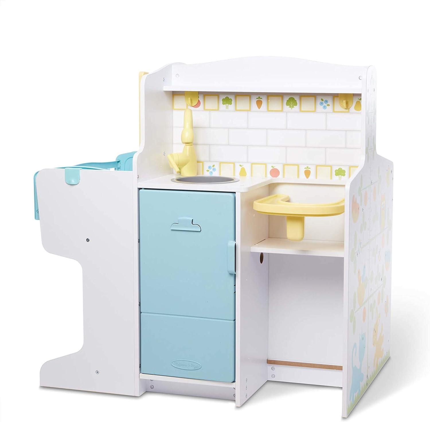 Melissa & Doug Mine to Love Baby Care Activity Center for Dolls - Kitchen, Nursery, Bathing-Changing