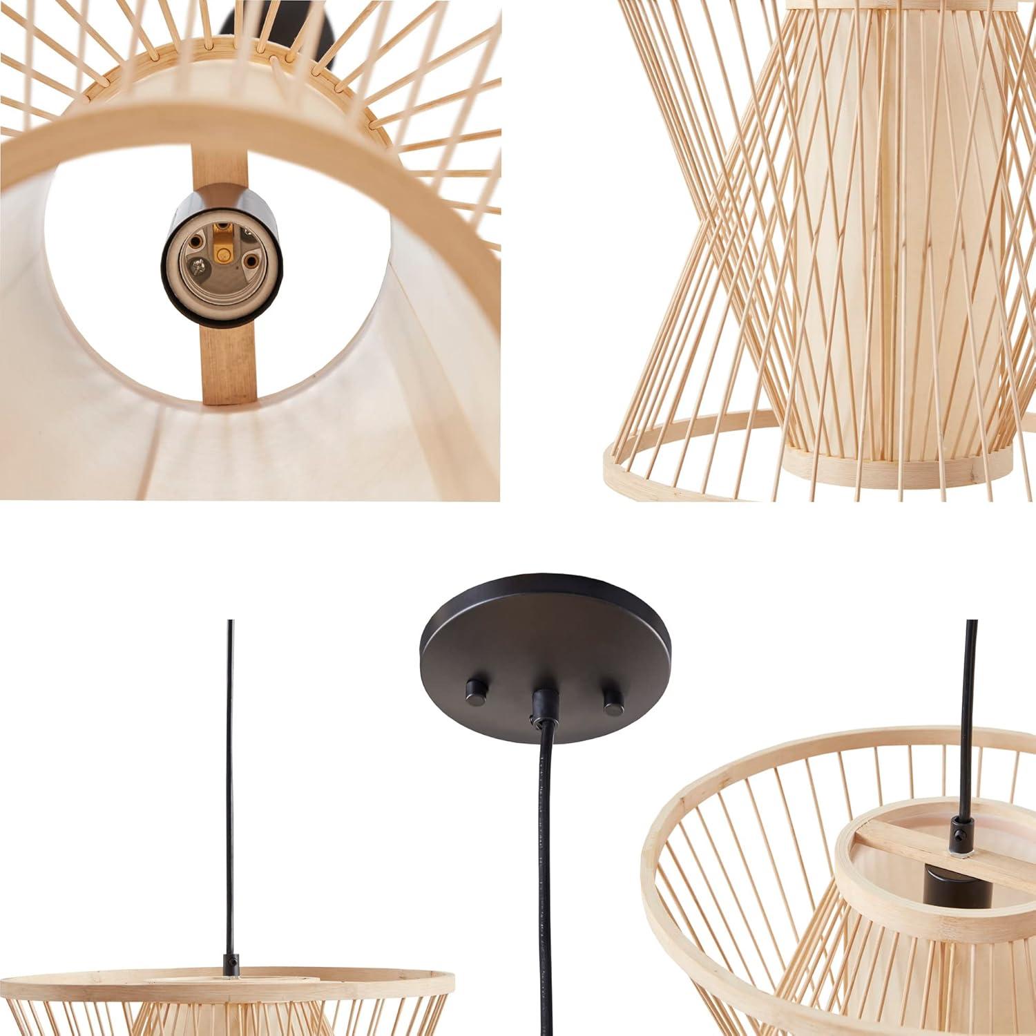 510 Design Geometric Bamboo Pendant