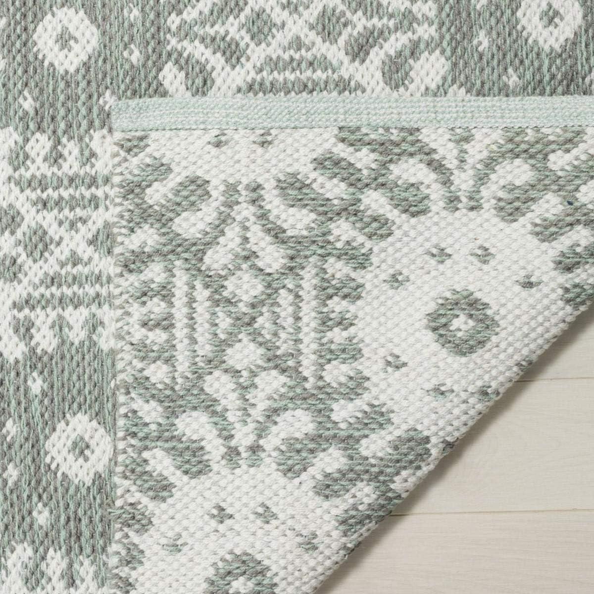 Montauk MTK612 Hand Woven Indoor Area Rug - Light Green/Ivory - 8'x10' - Safavieh